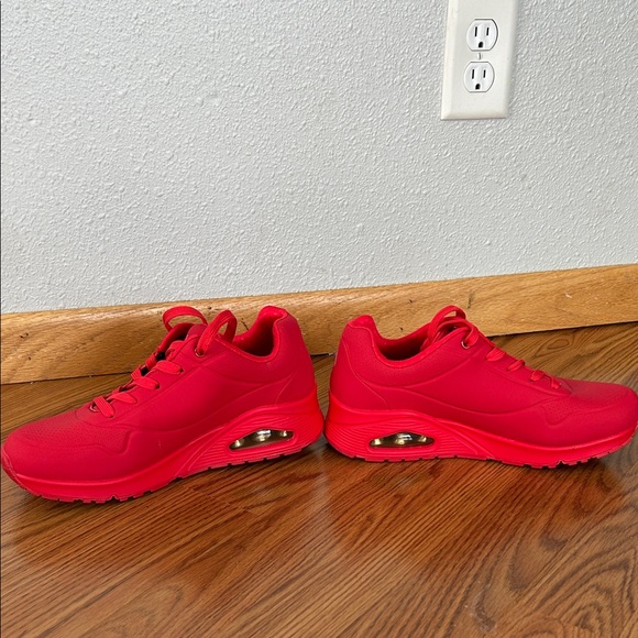 Skechers Bold Red Sneakers - Picture 6 of 8